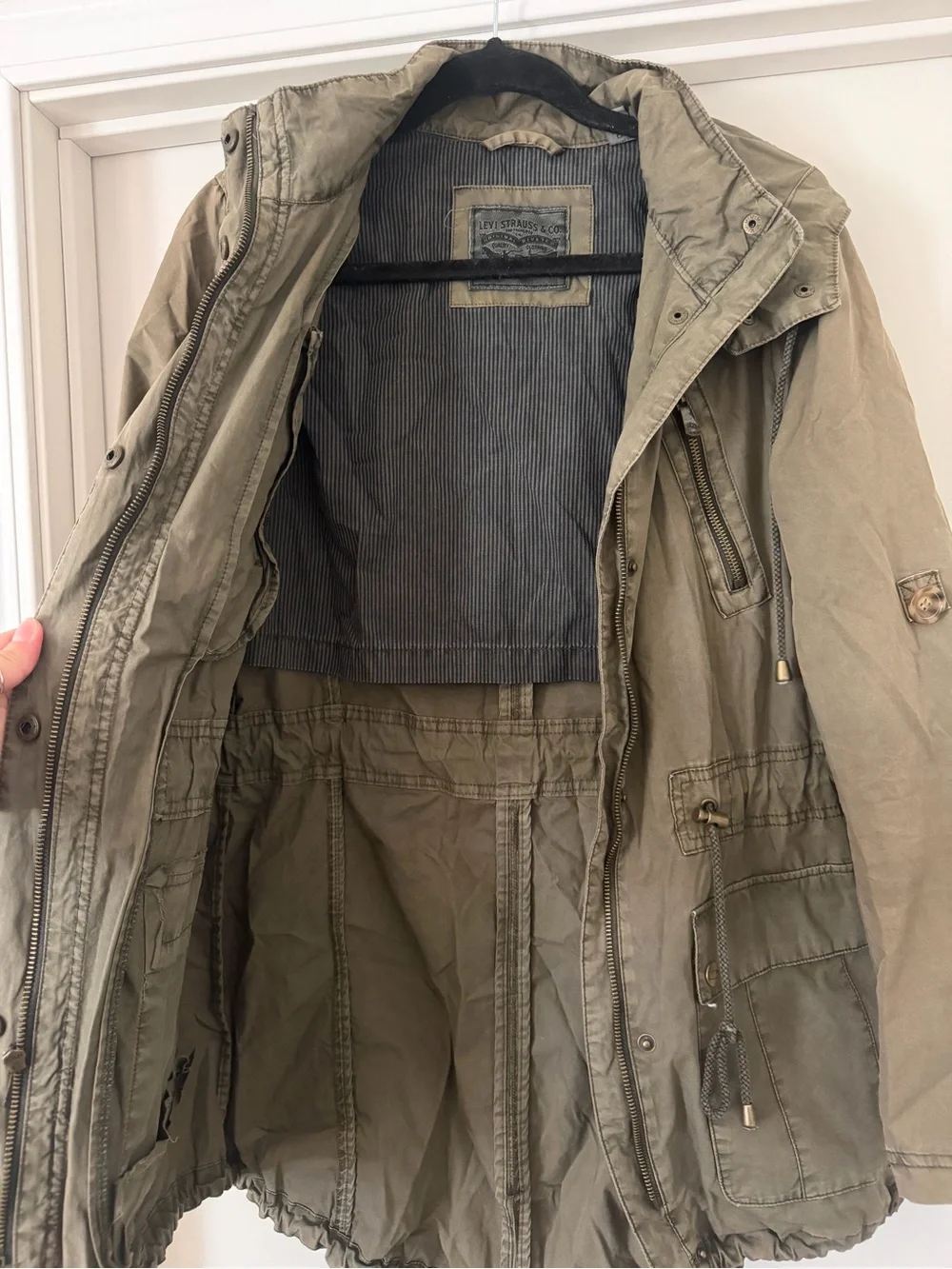 Levi's Olive Green Women's Utility Parka Jacket